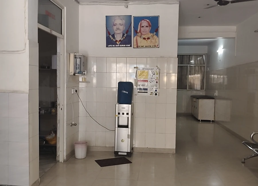 Operation theatre at M.S. Hospital used for laparoscopic and proctology procedures
