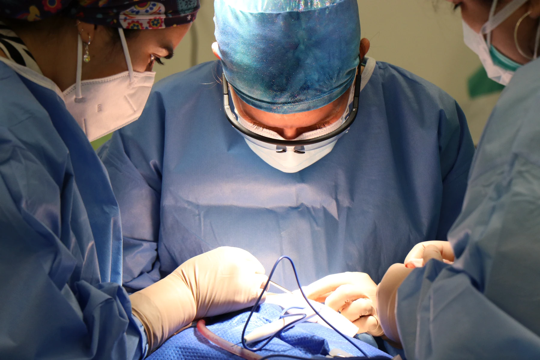 Minor surgery consultation visual from client-provided treatment material